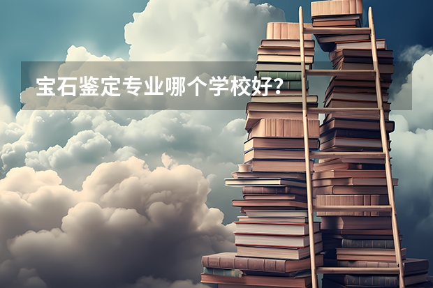 宝石鉴定专业哪个学校好？