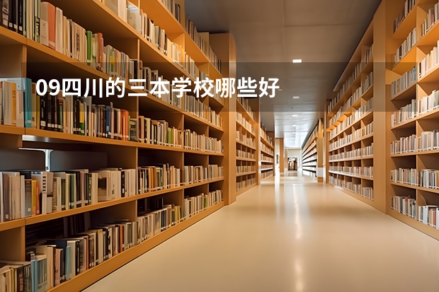 09四川的三本学校哪些好