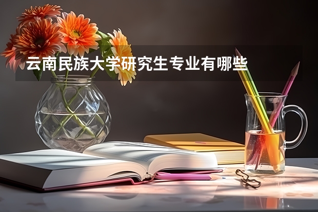 云南民族大学研究生专业有哪些
