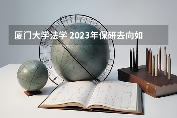 厦门大学法学 2023年保研去向如何
