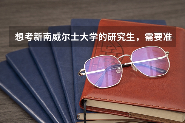想考新南威尔士大学的研究生，需要准备些什么？