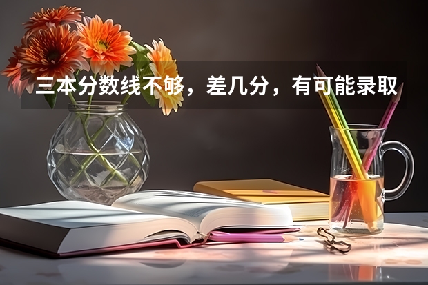 三本分数线不够，差几分，有可能录取吗？