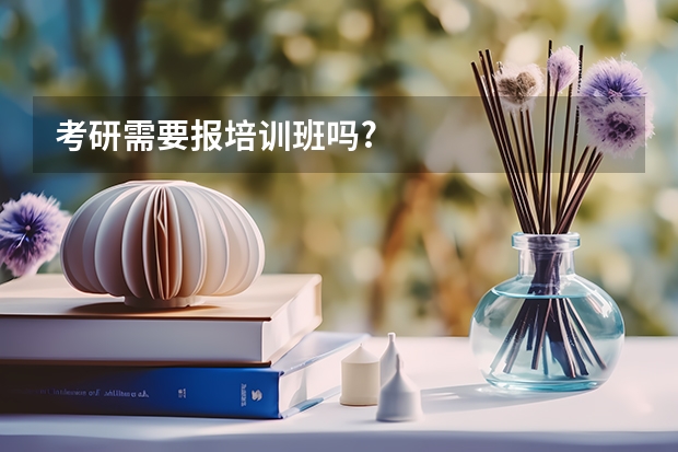考研需要报培训班吗?