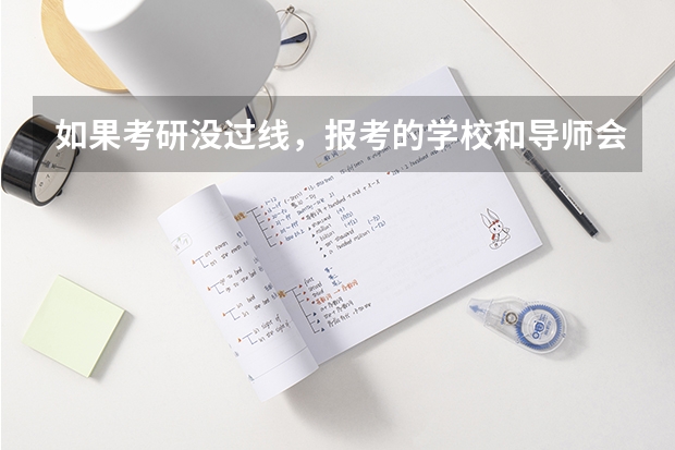如果考研没过线，报考的学校和导师会知道自己分数吗？