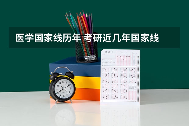 医学国家线历年 考研近几年国家线