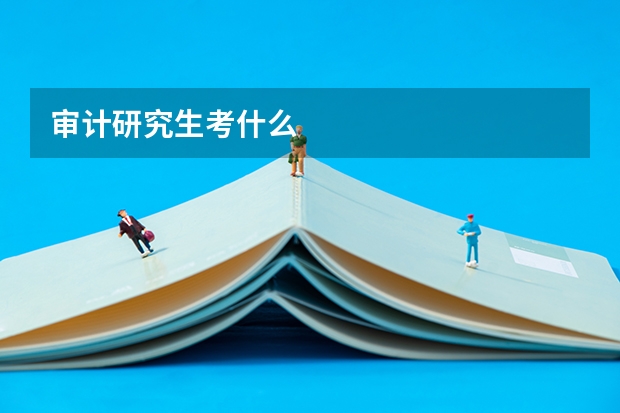 审计研究生考什么