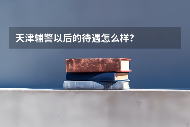 天津辅警以后的待遇怎么样？