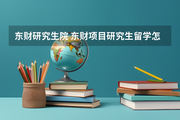 东财研究生院 东财项目研究生留学怎么样啊
