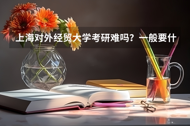 上海对外经贸大学考研难吗？一般要什么水平才可以进入？