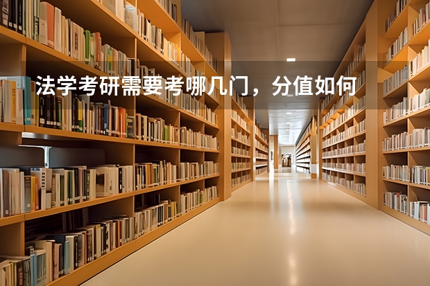 法学考研需要考哪几门，分值如何