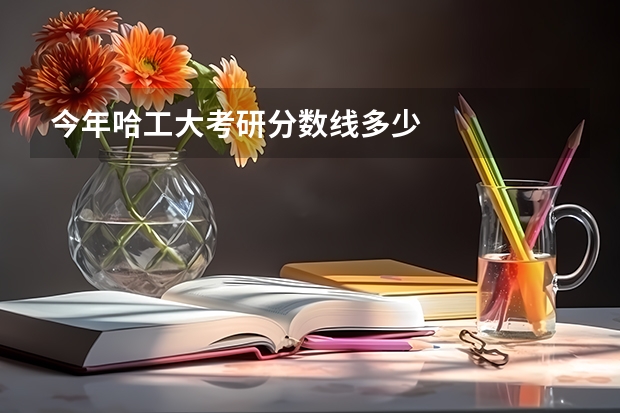 今年哈工大考研分数线多少