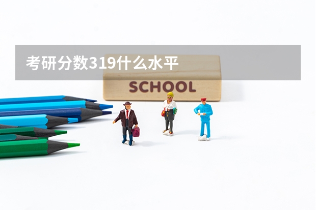 考研分数319什么水平