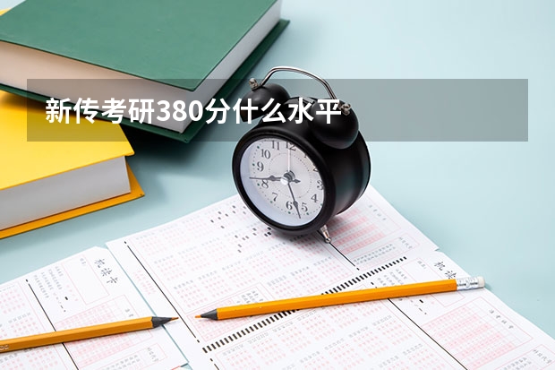 新传考研380分什么水平