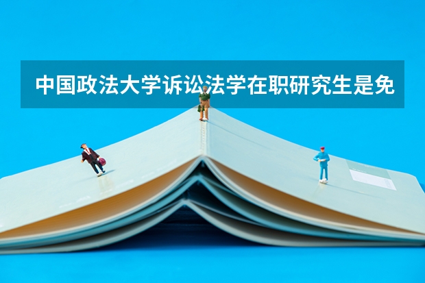 中国政法大学诉讼法学在职研究生是免试吗
