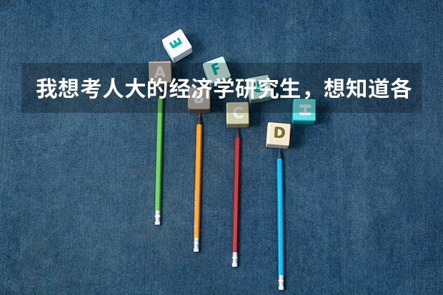 我想考人大的经济学研究生，想知道各经济学专业的竞争程度。 同时 希望大家根据我的情况提些建议。（中国人民大学金融专硕分数线）