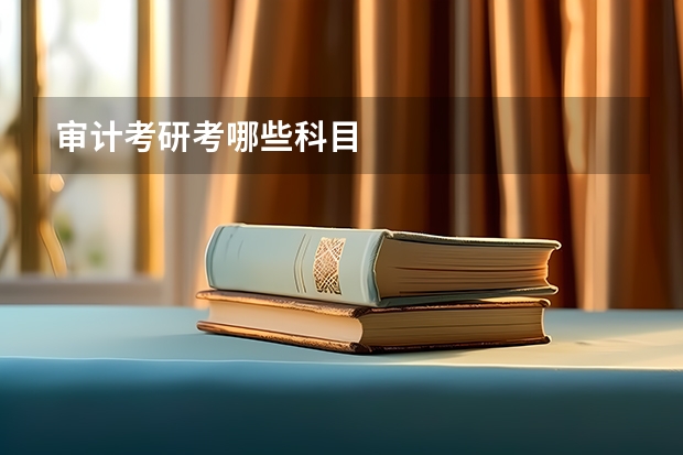 审计考研考哪些科目