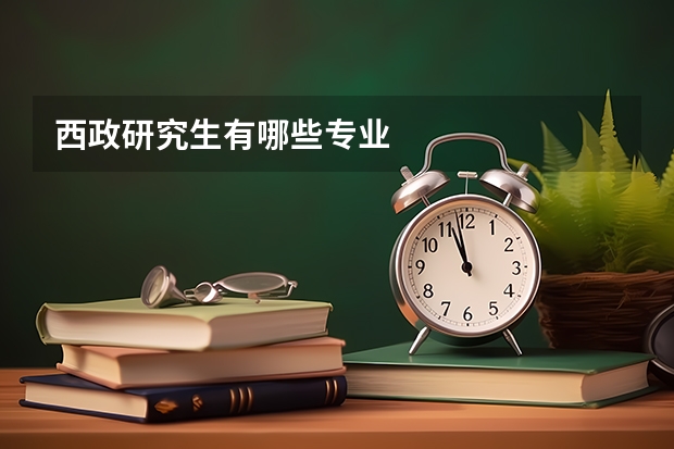西政研究生有哪些专业