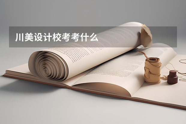 川美设计校考考什么