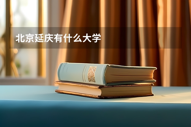 北京延庆有什么大学