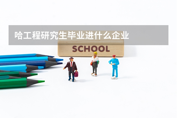 哈工程研究生毕业进什么企业