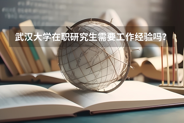 武汉大学在职研究生需要工作经验吗?