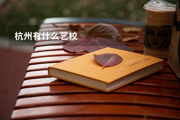 杭州有什么艺校