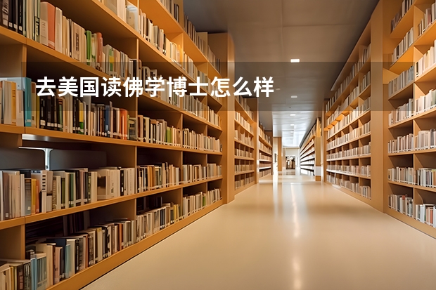 去美国读佛学博士怎么样
