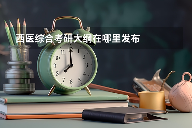 西医综合考研大纲在哪里发布