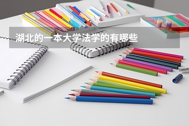 湖北的一本大学法学的有哪些