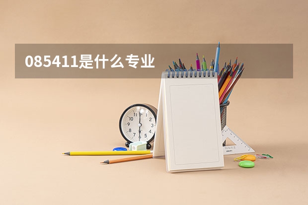 085411是什么专业