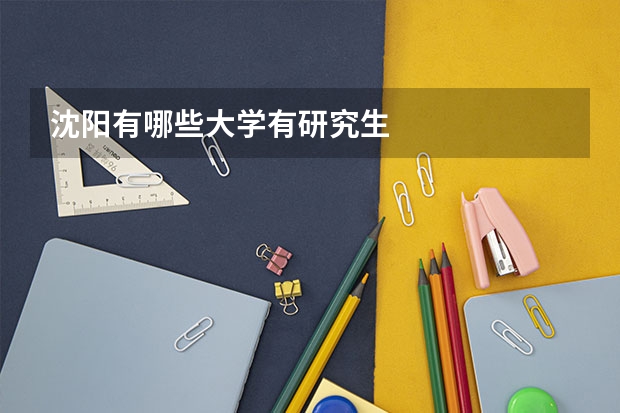 沈阳有哪些大学有研究生